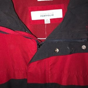 Bicolor windbreaker (Perry Ellis)